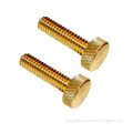 CNC Turned Knurled Brass Pipe Inserts and Bolts M12
